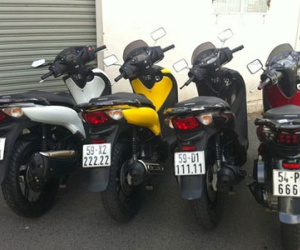 Choáng với dàn xe Honda Sh 150i mang biển tý quý "siêu khủng"