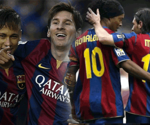Ronaldinho: "Messi giúp đỡ Neymar giống như tôi từng làm với cậu ấy"