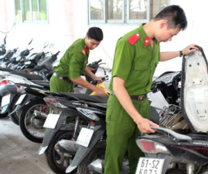 Gần 300 xe máy trộm cướp được phát hiện ở tiệm cầm đồ