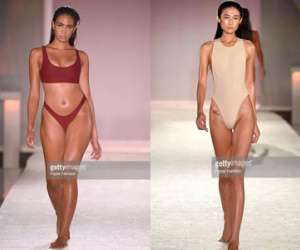 Kha Mỹ Vân lần đầu diễn bikini trên đất Mỹ đã "chặt đẹp" dàn mẫu ngoại chân to