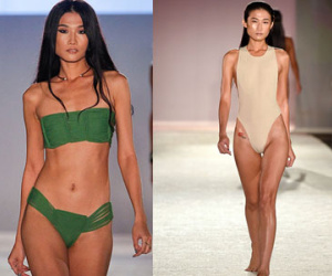 Kha Mỹ Vân khoe đường cong trong show diễn bikini ở Mỹ