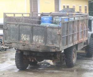 Ô tô tải thiếu bánh sau tông chết thiếu úy công an