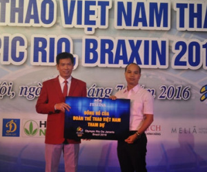 Chiếc đồng hồ biểu tượng của Đoàn thể thao Việt Nam tại Olympic Rio 2016