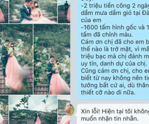 Nhiếp ảnh chụp cưới kêu trời vì chú rể chê xấu, không trả tiền nhưng vẫn cầm hết ảnh
