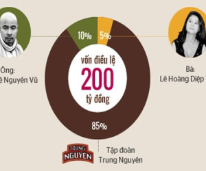 Vợ chồng ông Đặng Lê Nguyên Vũ trong bàn cờ thế Trung Nguyên