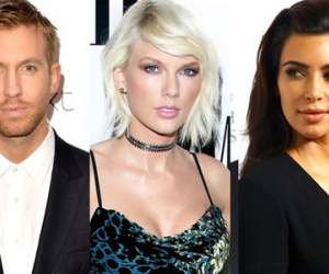 Calvin Harris thân mật với Kim Kardashian