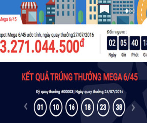 Mua vé số triệu USD đã có thể trúng 13,2 tỉ đồng