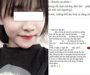 Cô gái chê xe SH phải khoá Facebook vì dân mạng