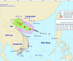 Đêm nay bão “đổ bộ” vào Quảng Ninh - Nam Định