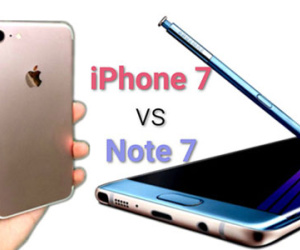 Galaxy Note 7 so tài iPhone 7 trước ngày ra mắt