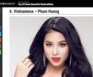 Phạm Hương lọt danh sách 50 mỹ nhân đẹp nhất cùng Irina Shayk