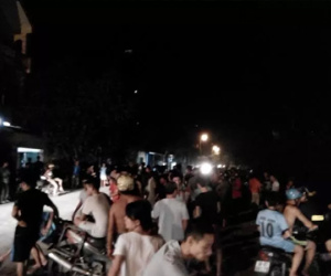 Dân tố cảnh sát cơ động đuổi người vi phạm dẫn đến tai nạn