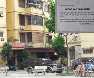 Hà Nội: Xôn xao thông tin bé gái 5 tuổi bị bắt cóc hụt ở khu dân cư
