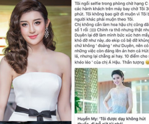 Huyền My nói gì khi bị tố làm trễ chuyến bay vì mải chụp ảnh?