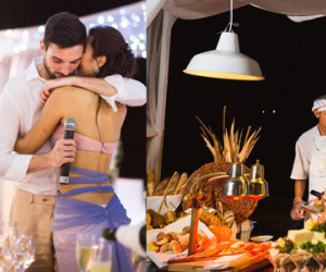 Thực đơn tiệc cưới tinh tế của siêu mẫu Hà Anh và chồng Tây