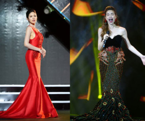 12 bộ trang phục đẹp nhất showbiz Việt tháng 7