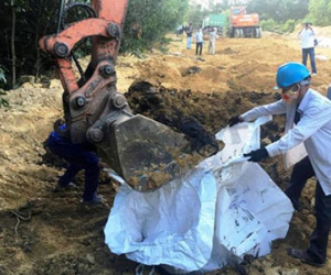 Bùn thải Formosa chôn lấp trái phép tại Kỳ Anh là chất thải nguy hại