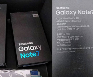 Galaxy Note 7 có RAM 4GB, bộ nhớ trong 64GB
