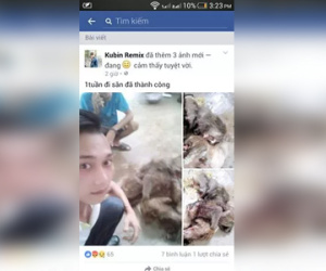 Vụ khoe “chiến tích” bắn khỉ lên Facebook: Ông hàng xóm bị phạt hơn 5 triệu đồng