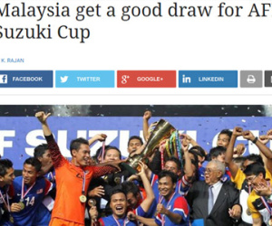 Báo chí ĐNÁ nói gì về kết quả bốc thăm AFF Cup 2016?