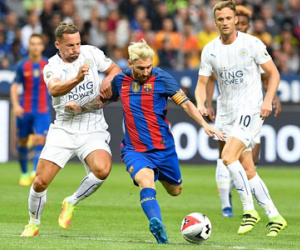 Barca dạy Leicester bài học đẳng cấp với trận thắng 4-2