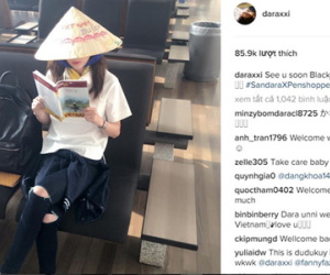 Dara (2NE1) khoe ảnh chuẩn bị đến Việt Nam