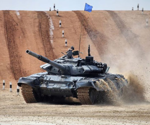 Mãn nhãn cảnh xe tăng T-72B3 tranh tài Tank biathlon 2016