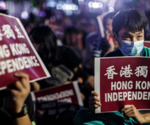 Người biểu tình Hong Kong nói "chúng tôi ghét Trung Quốc"