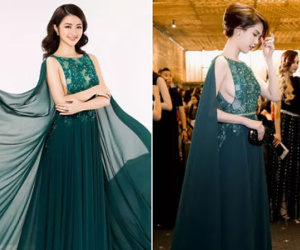 Tân Hoa hậu đọ dáng cùng Ngọc Trinh với đầm hở bạo, ai đẹp hơn?