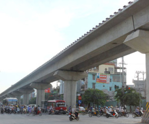 Đường sắt trên cao Cát Linh - Hà Đông lại “giật lùi” tiến độ