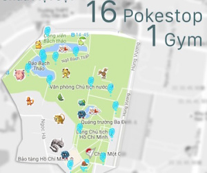 Những địa điểm tập trung nhiều Pokemon nhất tại Việt Nam