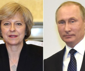 Tổng thống Putin và Thủ tướng Anh lần đầu điện đàm