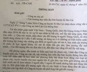 Công an Lào Cai thu hồi toàn bộ văn bản “cảnh báo bắt cóc lấy nội tạng”