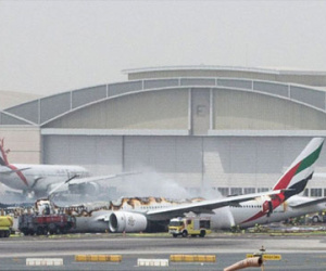Hành khách thoát chết vụ cháy máy bay Emirates trúng số triệu đô