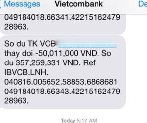 Chủ thẻ Vietcombank bỗng dưng mất 500 triệu đồng chỉ qua một đêm