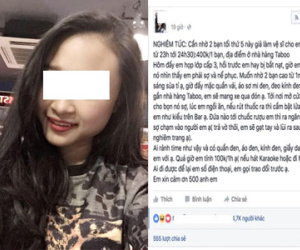 Cô gái Hà Nội đi bar thuê vệ sĩ để ra oai với bạn bè