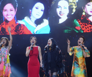 "Bộ tứ" diva: Nhung gọi Lam là chị ca, Linh khen Hà hát hay