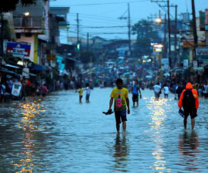 5 người chết, 70.000 người mất nhà cửa vì mưa lũ ở Philippines