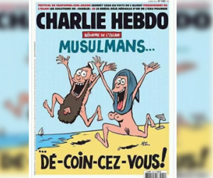 Charlie Hebdo đăng biếm họa người Hồi giáo khỏa thân