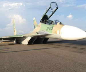 Su-30 của Uganda gãy càng khi hạ cánh