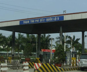 Trạm thu phí quốc lộ 5 bị giám sát 24/24