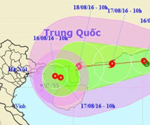 Áp thấp nhiệt đới kép hướng thẳng vào Việt Nam