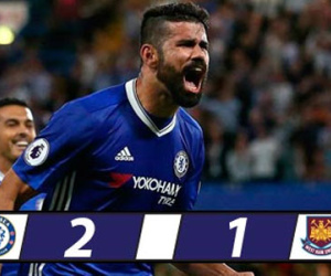 Conte ra mắt suôn sẻ nhờ bàn thắng muộn của Diego Costa