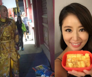 Lâm Tâm Như khoe ảnh tới phim trường thăm "anh xã"