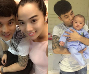 Vợ Ưng Hoàng Phúc thoải mái đi làm đẹp, để chồng chăm con!