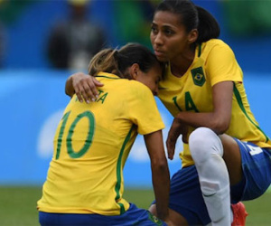 Chủ nhà Brazil vỡ mộng huy chương vàng bóng đá nữ Olympic