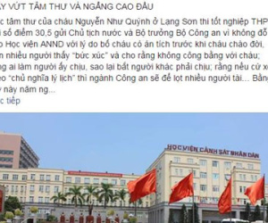 Đại tá công an viết thư gửi nữ sinh 30,5 điểm trượt đại học