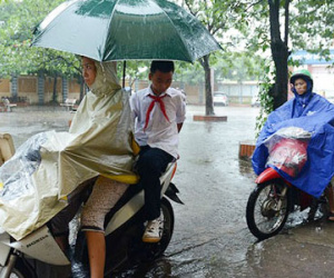 Bỏ quên con ngày mưa bão