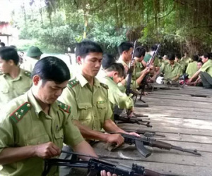 Kiểm lâm Yên Bái được trang bị 105 khẩu súng K59 và AK