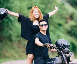 Bộ ảnh cưới mang tính cách phóng khoáng của cặp đôi phượt thủ